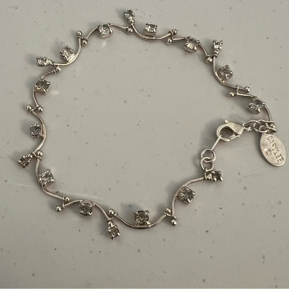 Vintage Carolee Silver Toned “Bridal” Bracelet